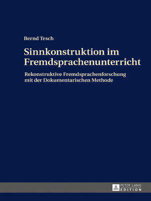 cover image of Sinnkonstruktion im Fremdsprachenunterricht